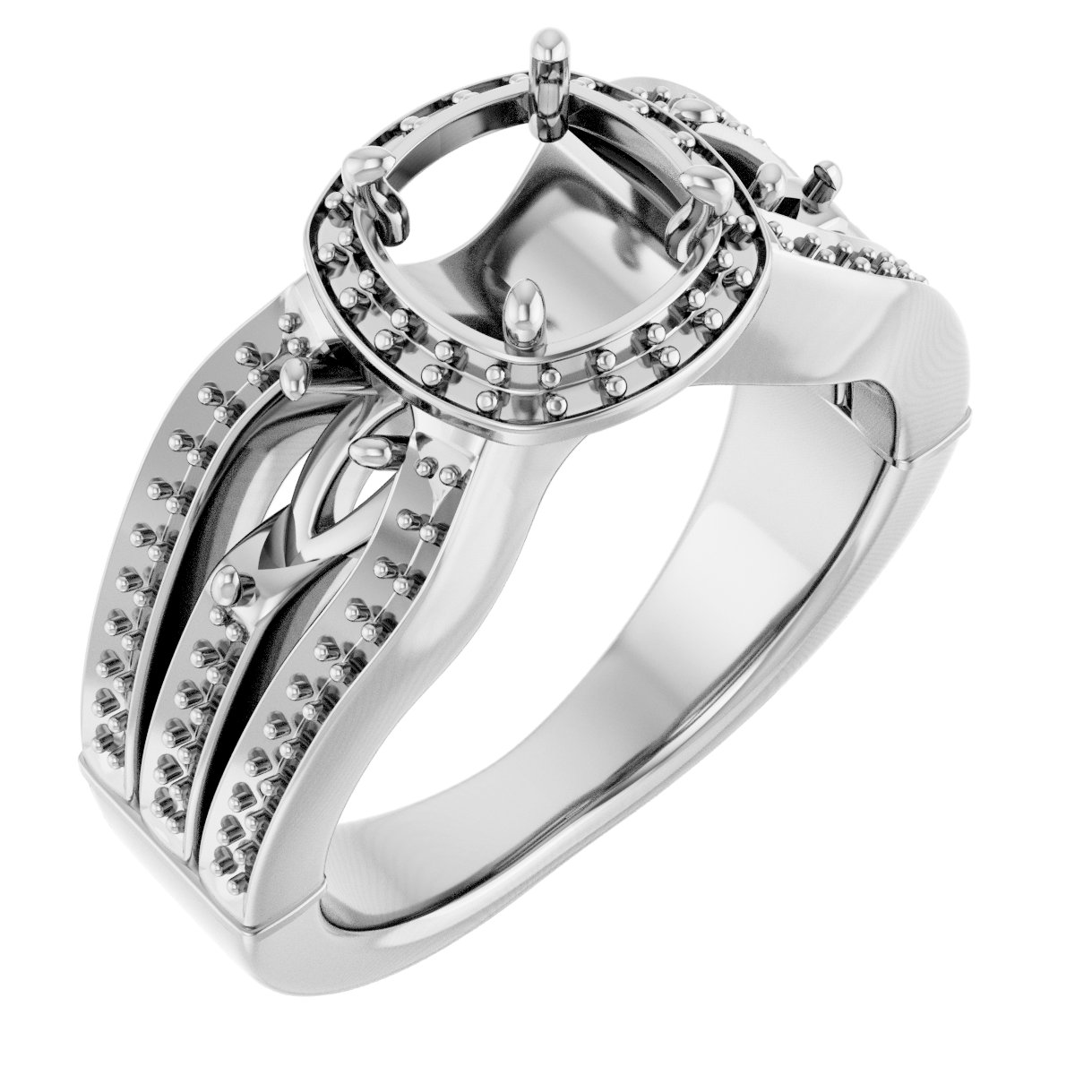 Halo-Style Engagement Ring