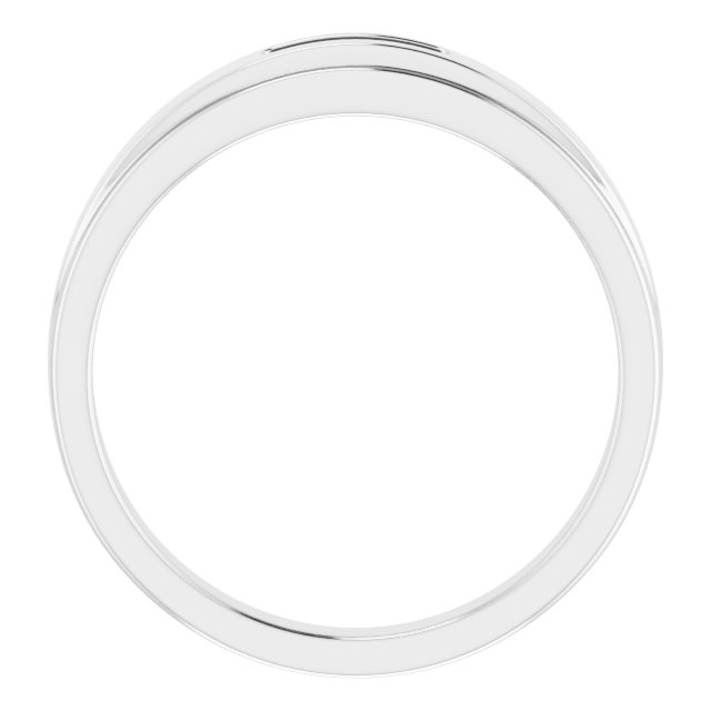 2 mm Round  5-Stone Band Mounting view 2
