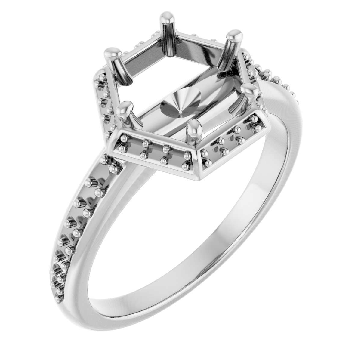 Halo-Style Engagement Ring