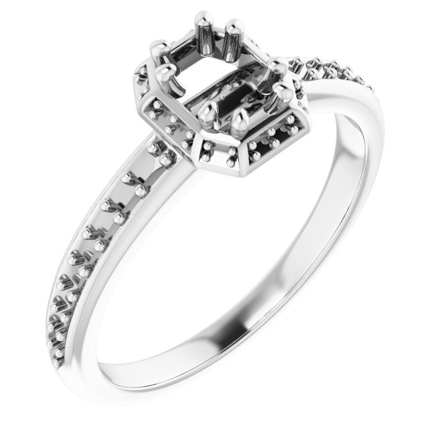 Halo-Style Engagement Ring
