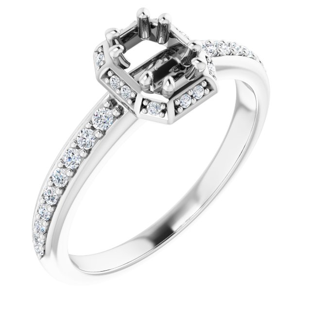 14k White Gold