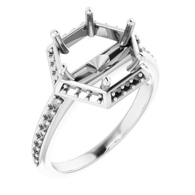 Halo-Style Engagement Ring