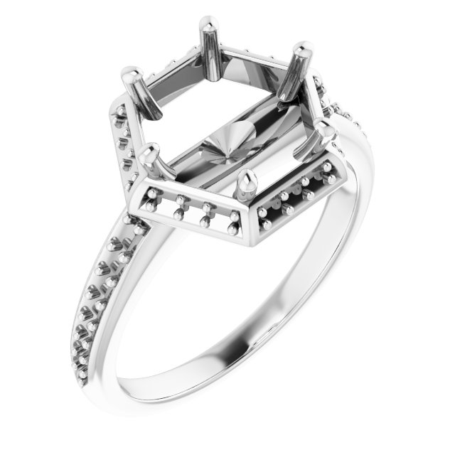 Halo-Style Engagement Ring