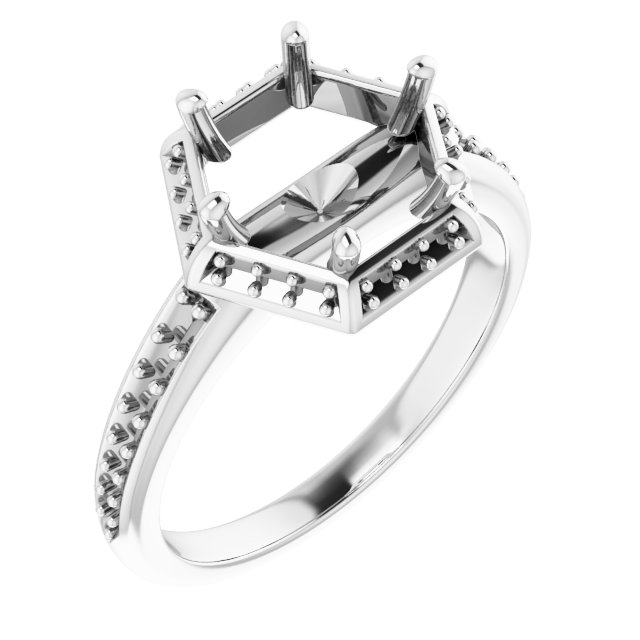 Halo-Style Engagement Ring