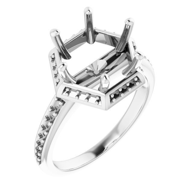 Halo-Style Engagement Ring