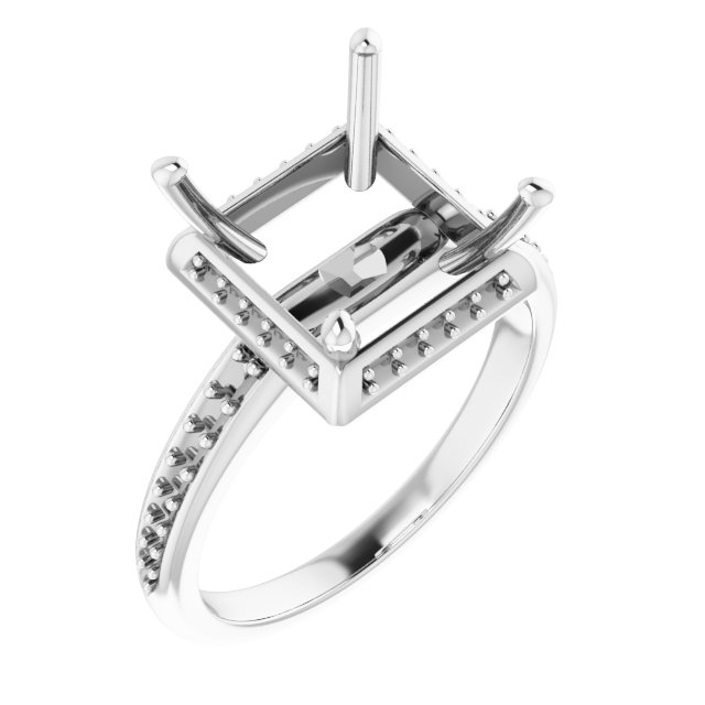 Halo-Style Engagement Ring