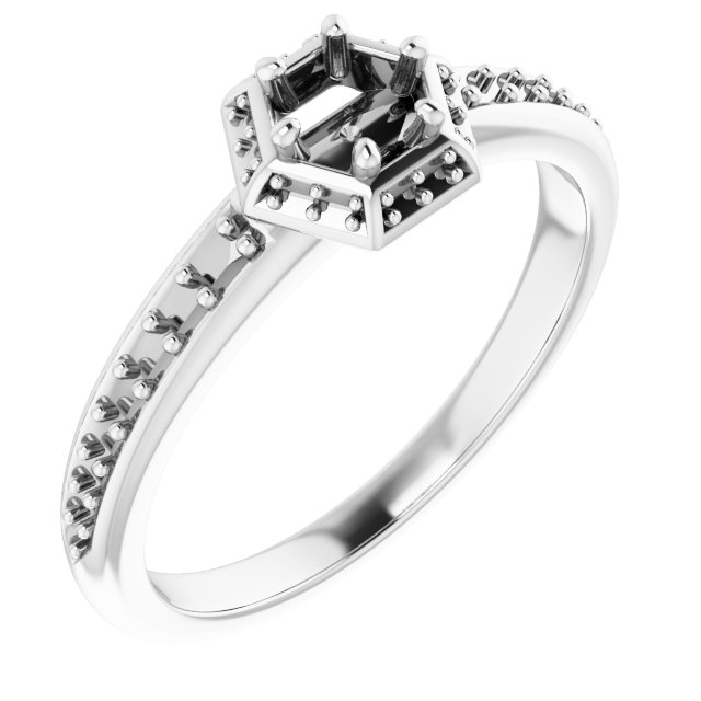 Halo-Style Engagement Ring