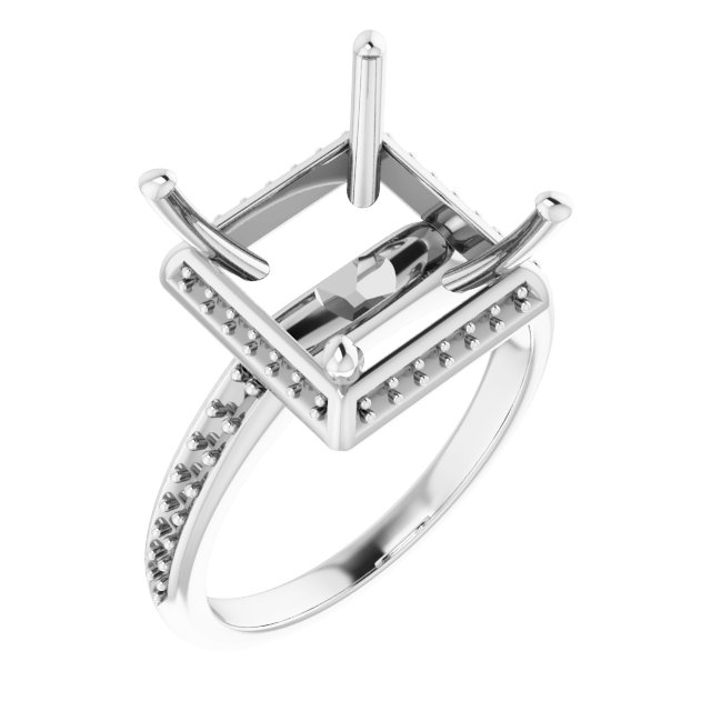 Halo-Style Engagement Ring