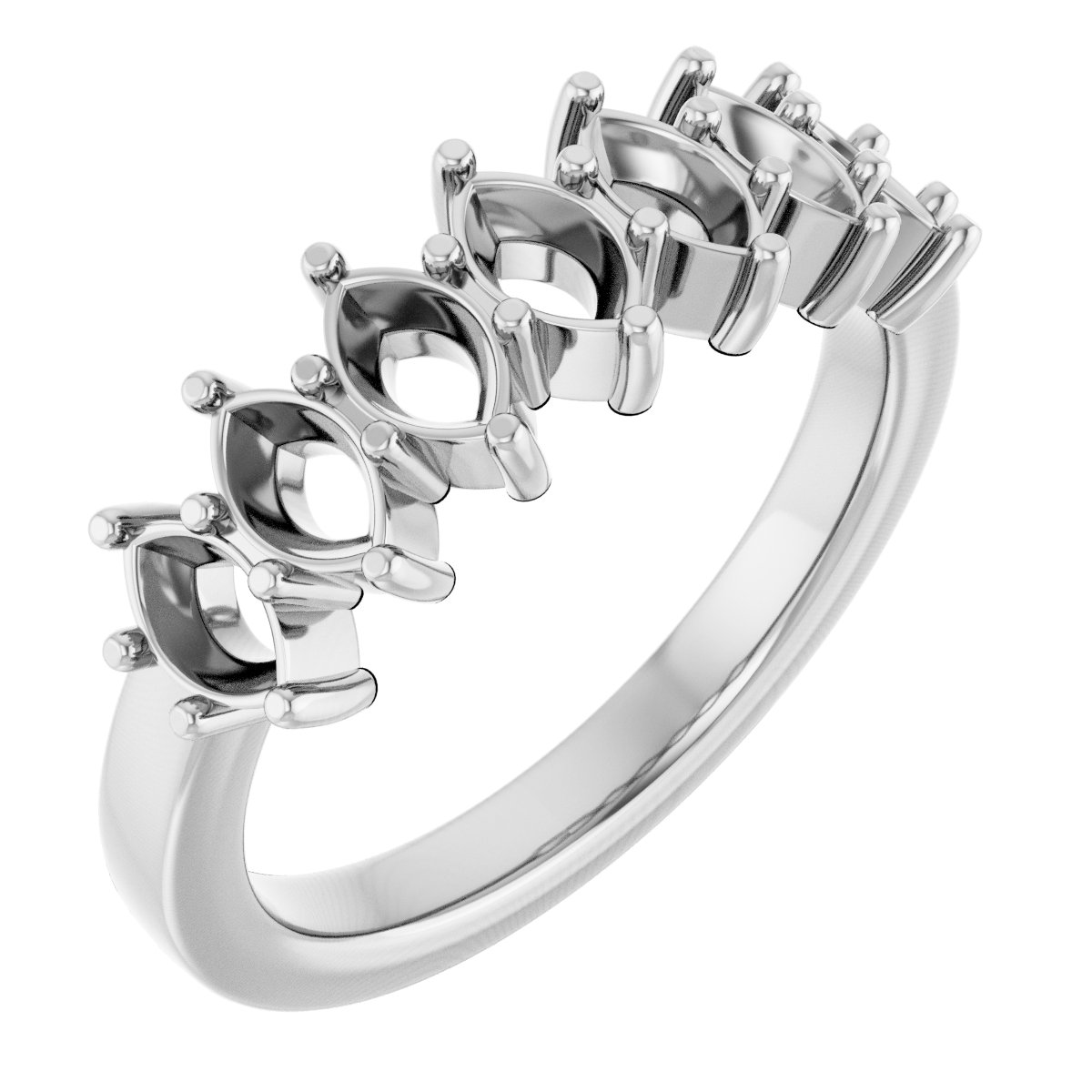 Seven-Stone Anniversary Band