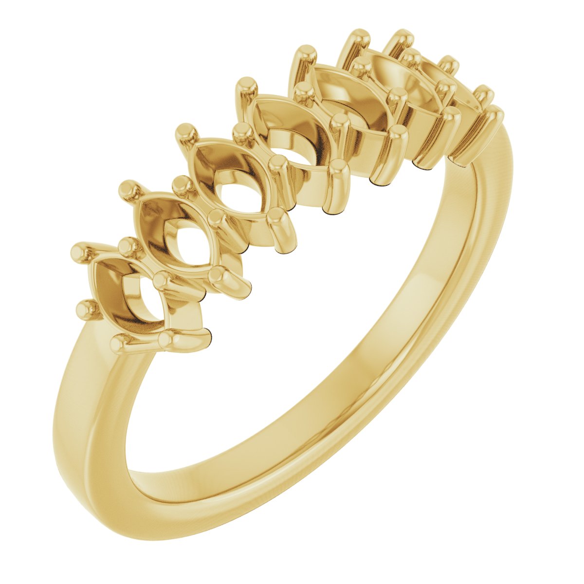 Seven-Stone Anniversary Band
