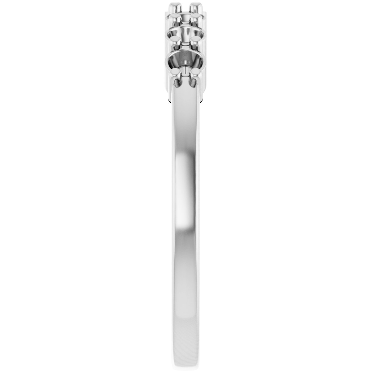 14K White 3/8 CTW Diamond Anniversary Band