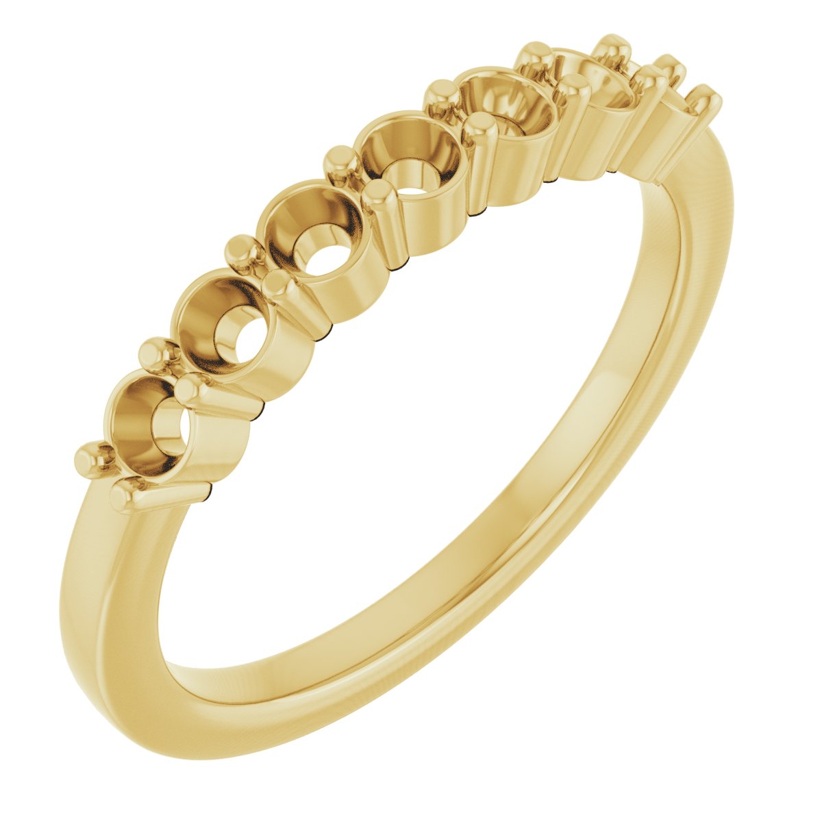 Seven-Stone Anniversary Band