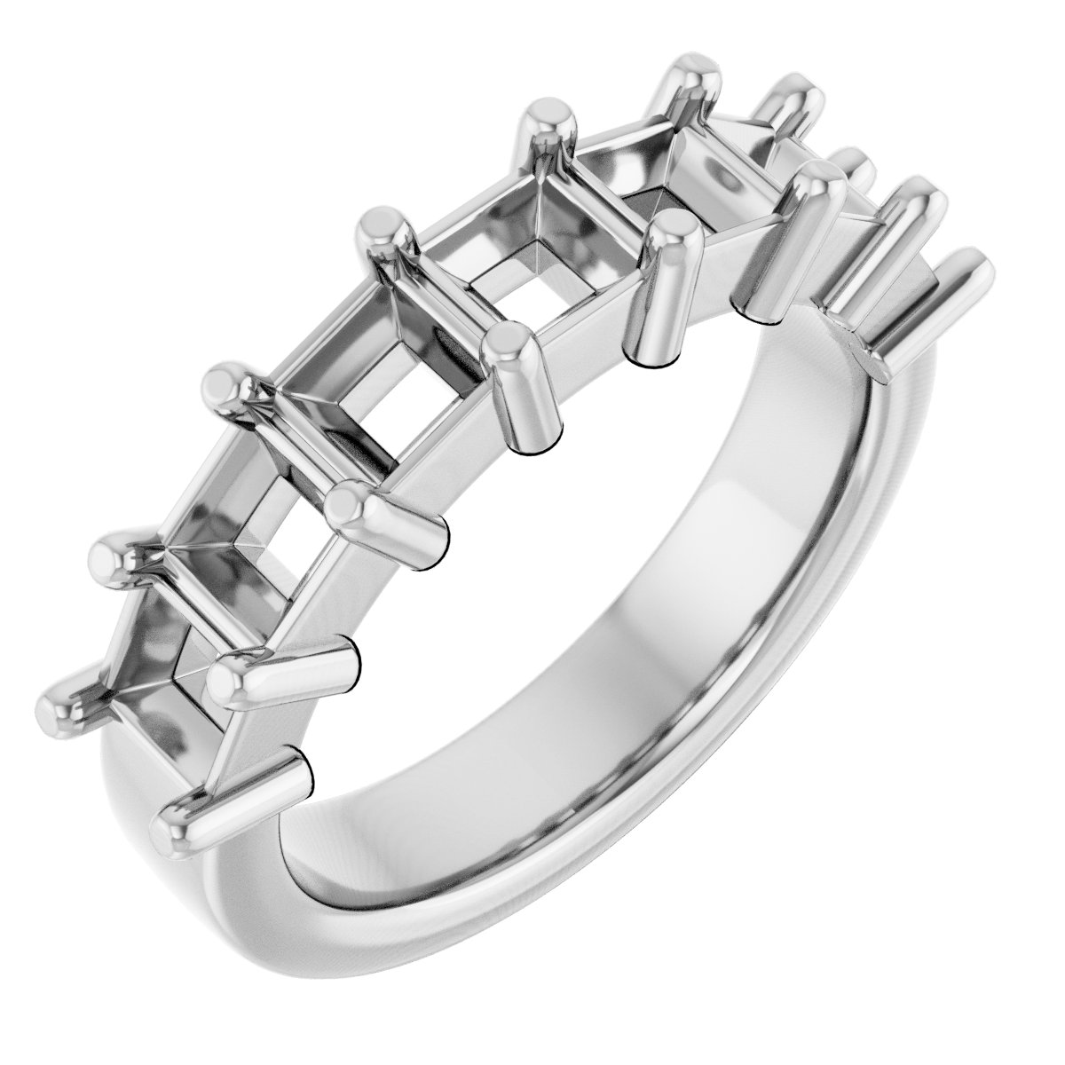 Seven-Stone Anniversary Band