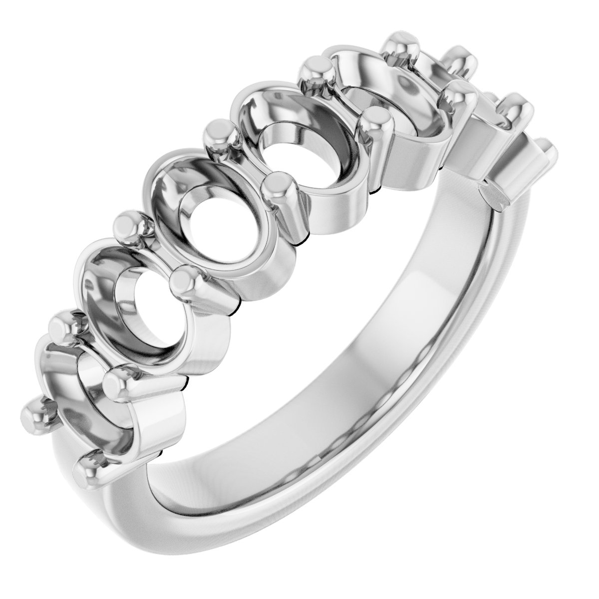 Seven-Stone Anniversary Band