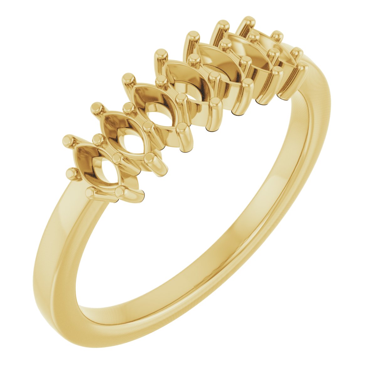 Seven-Stone Anniversary Band