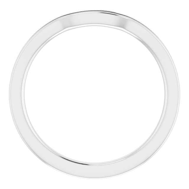 Band Mounting for 10x10 mm Heart Ring view 2