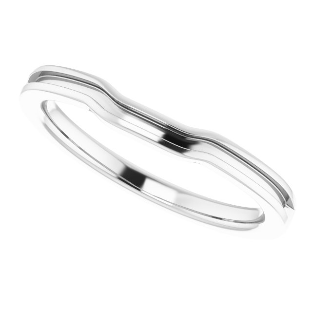 Band Mounting for 10x10 mm Heart Ring view 5