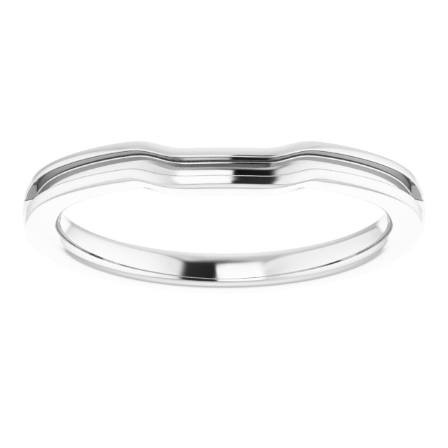 Band Mounting for 10x10 mm Heart Ring view 3