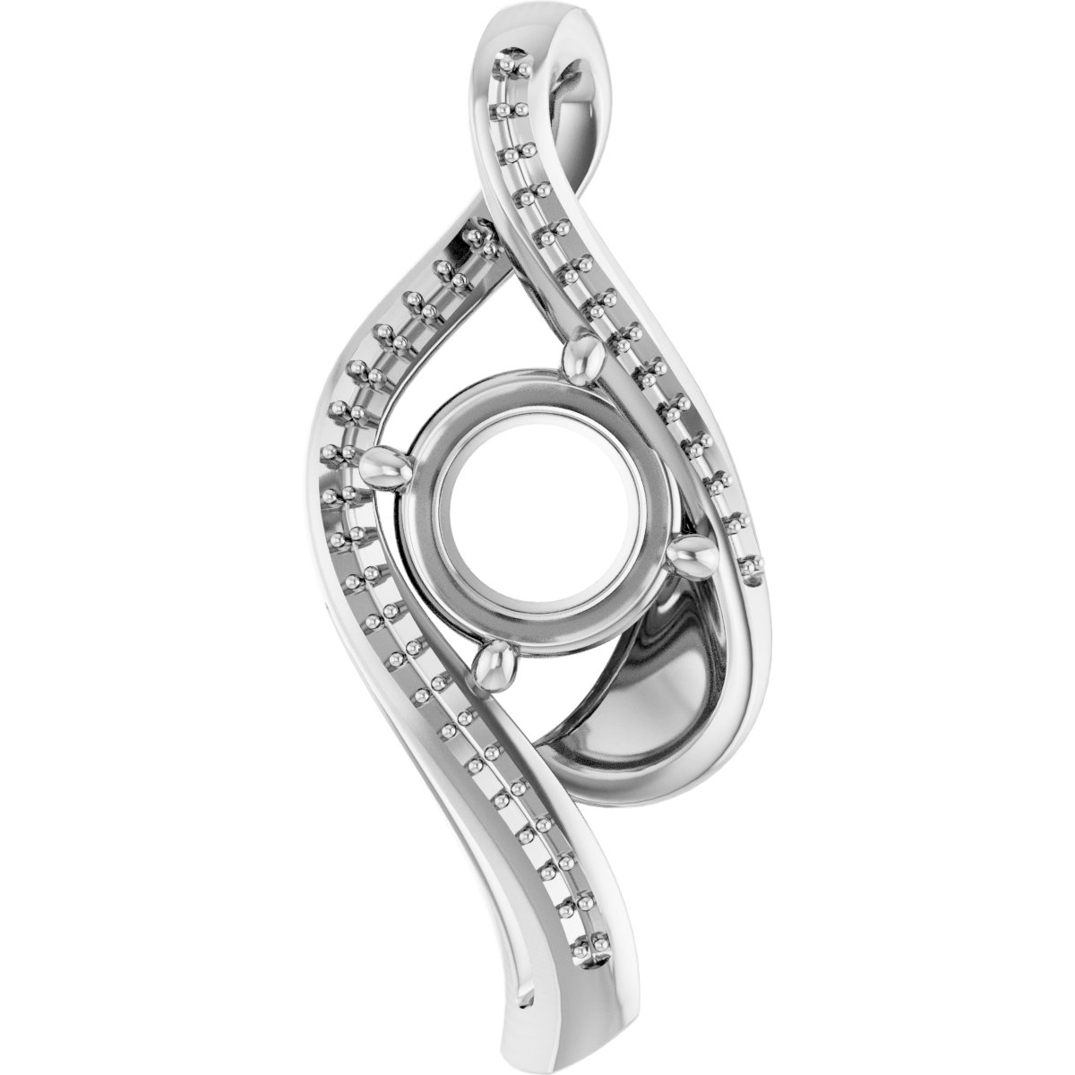 Accented Freeform Pendant