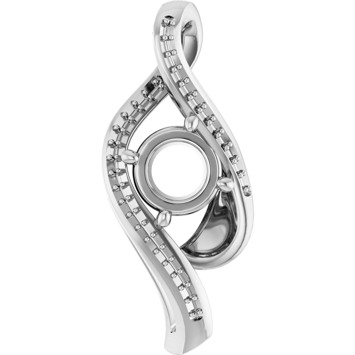 Accented Freeform Pendant