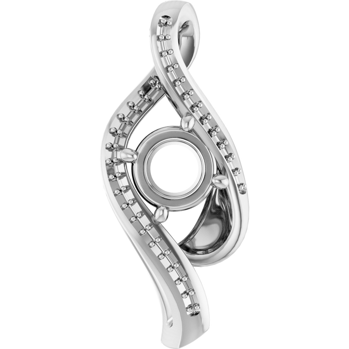 Accented Freeform Pendant