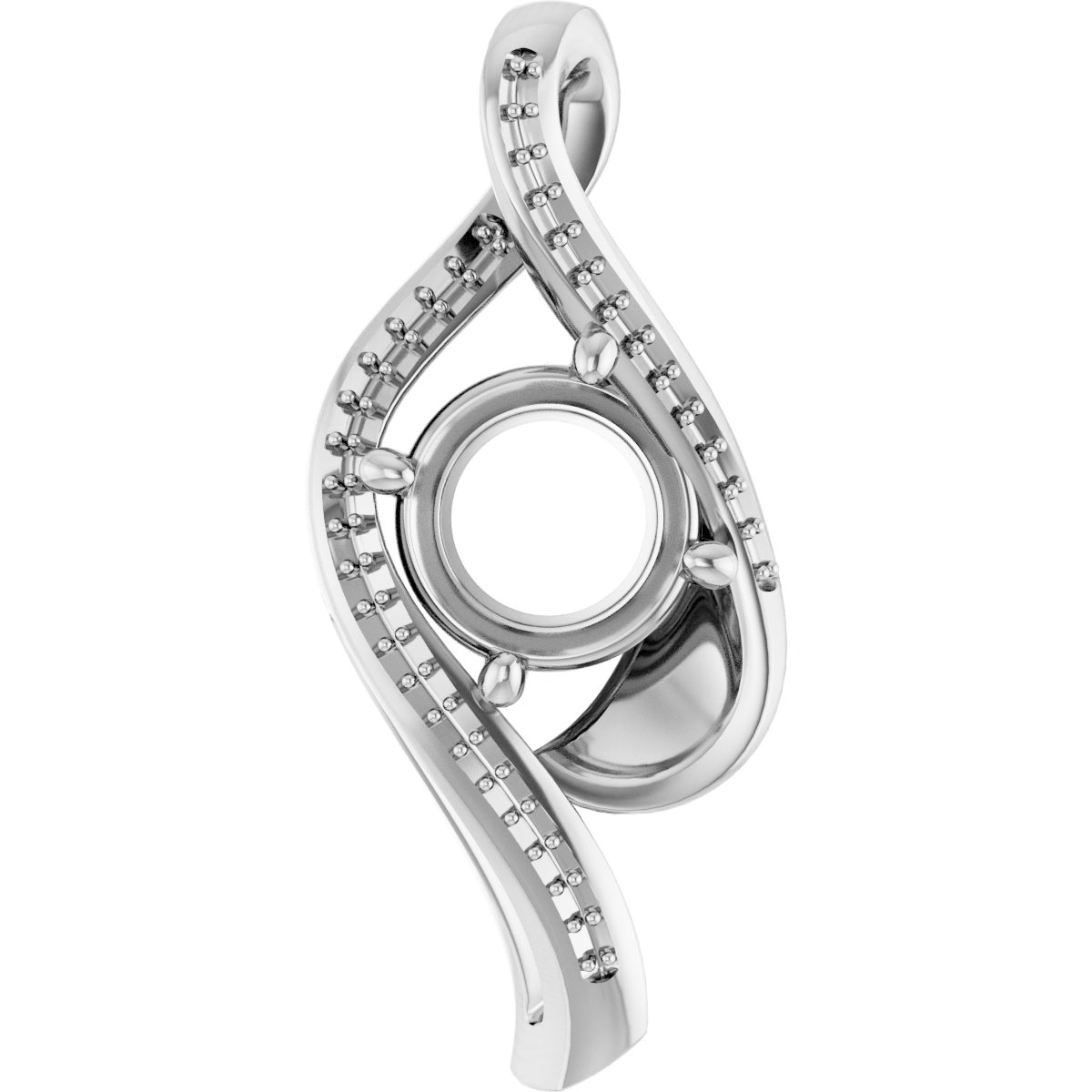Accented Freeform Pendant