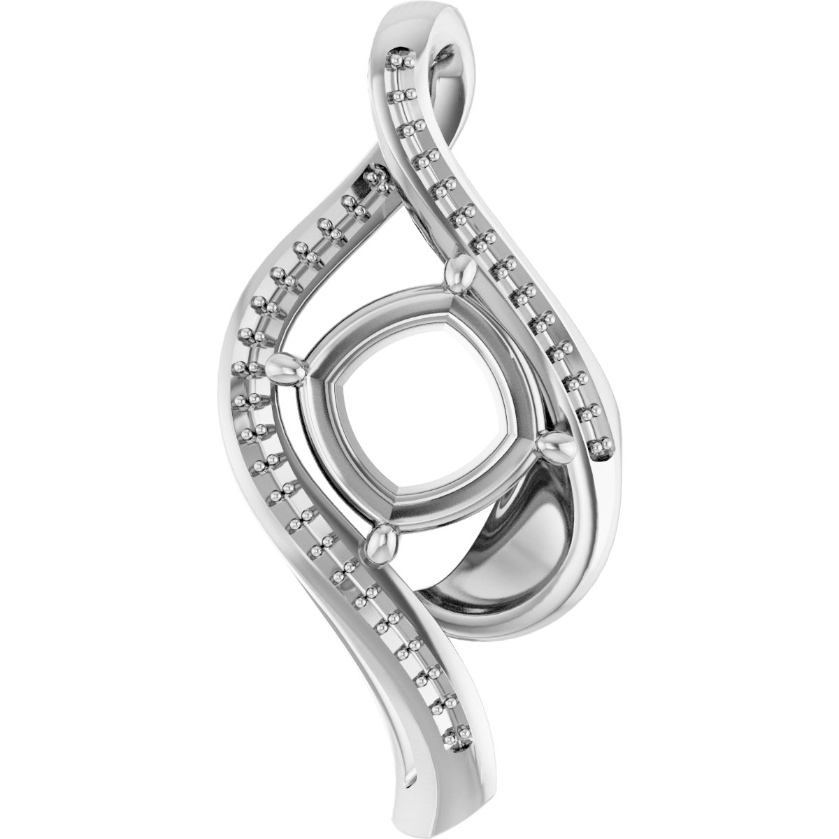 Accented Freeform Pendant