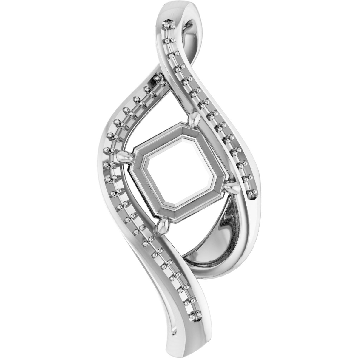 Accented Freeform Pendant