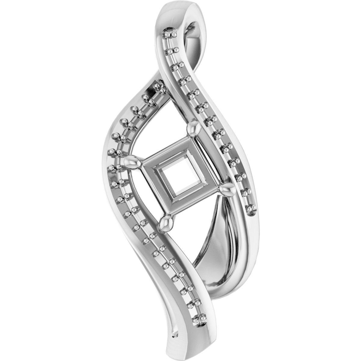 Accented Freeform Pendant