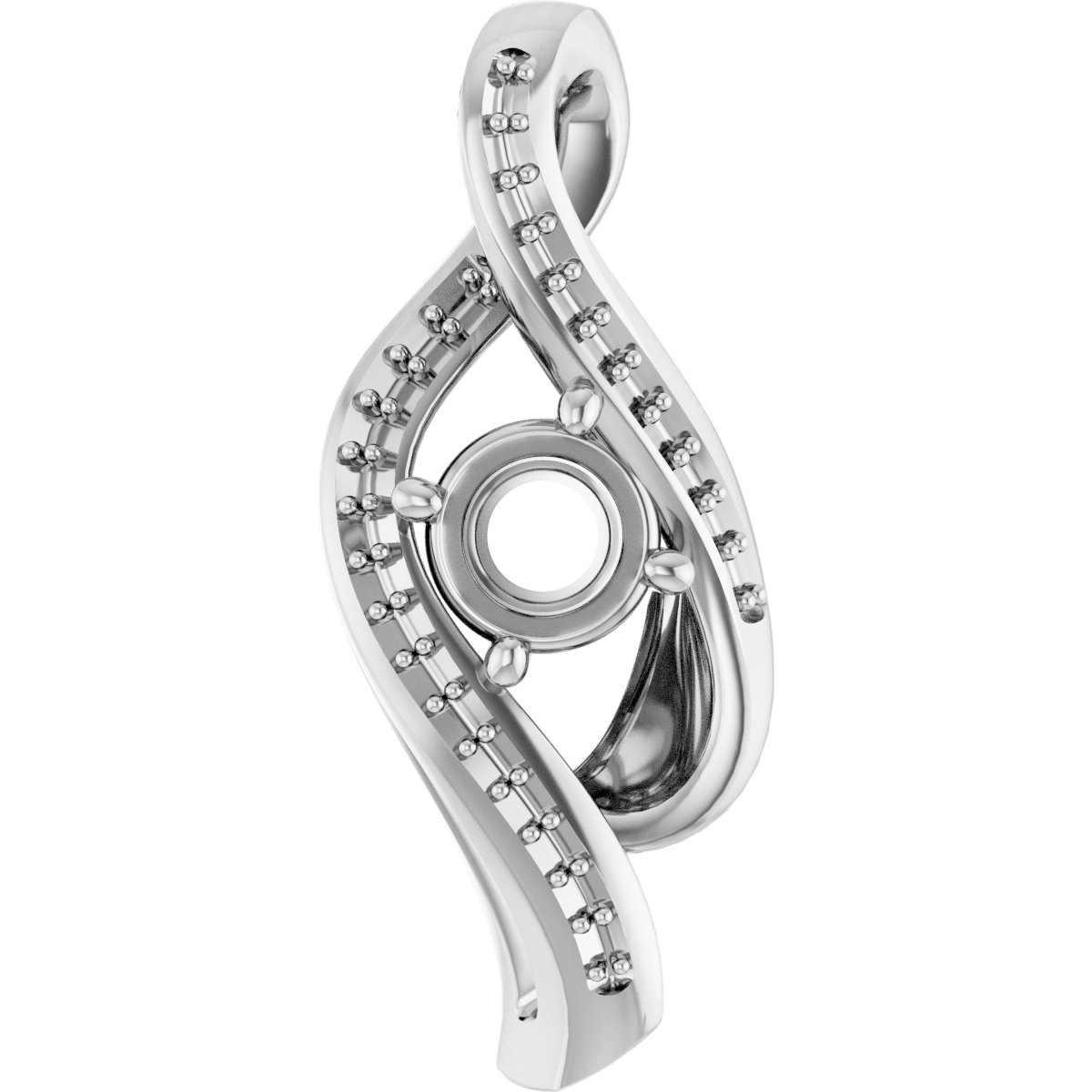 Accented Freeform Pendant