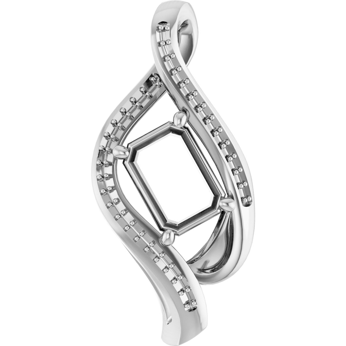 Accented Freeform Pendant
