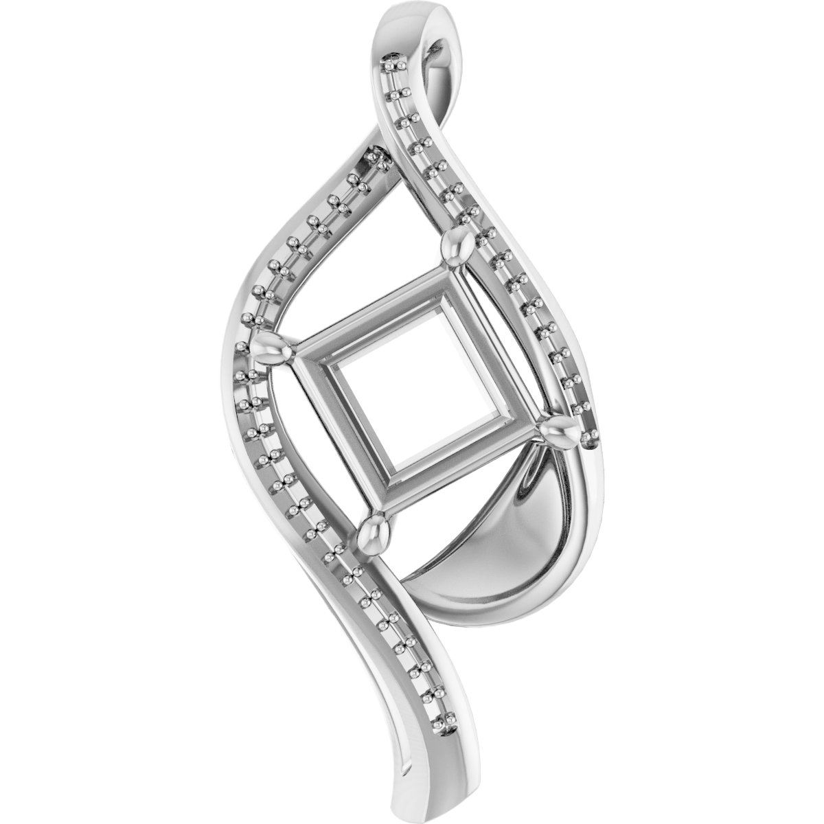 Accented Freeform Pendant