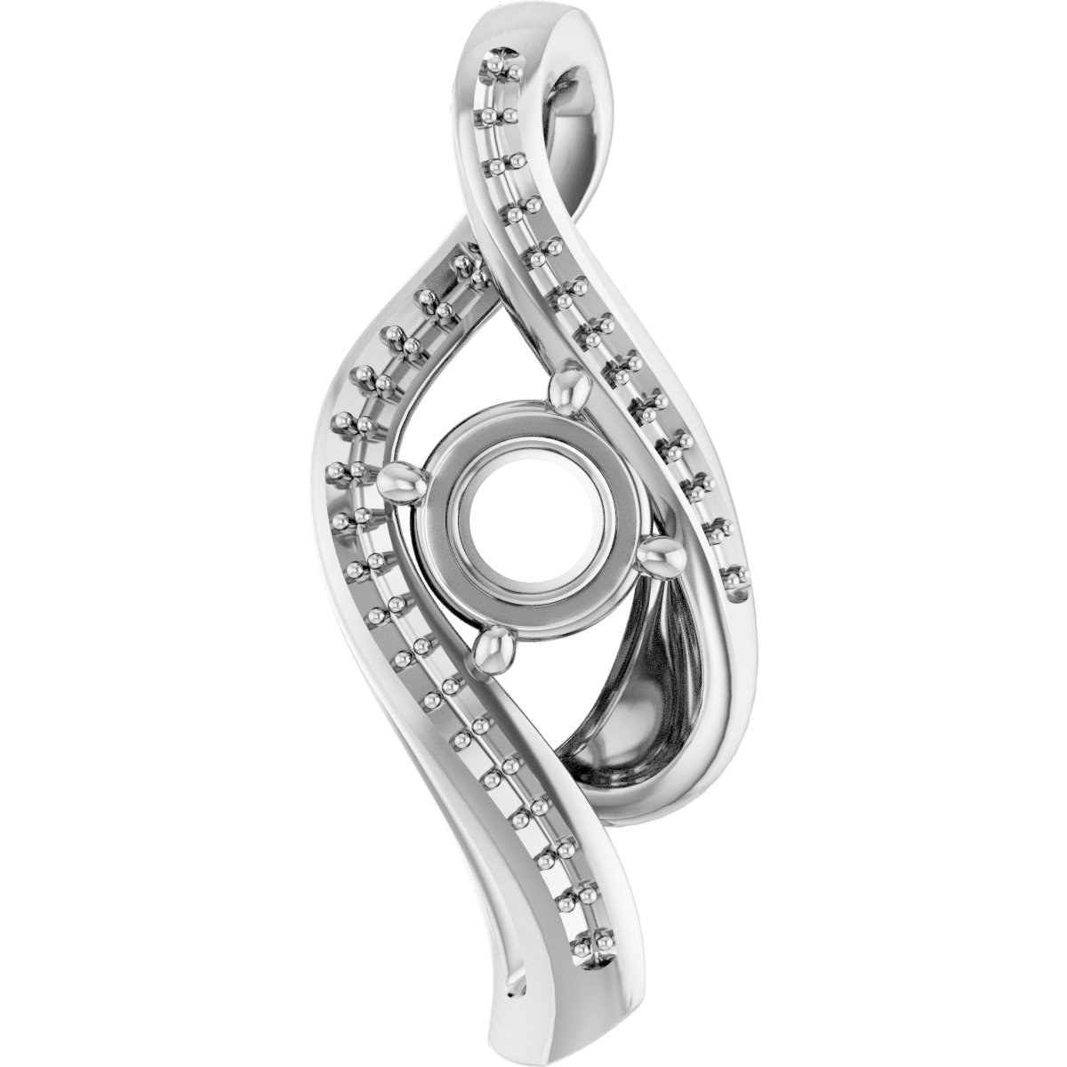 Accented Freeform Pendant