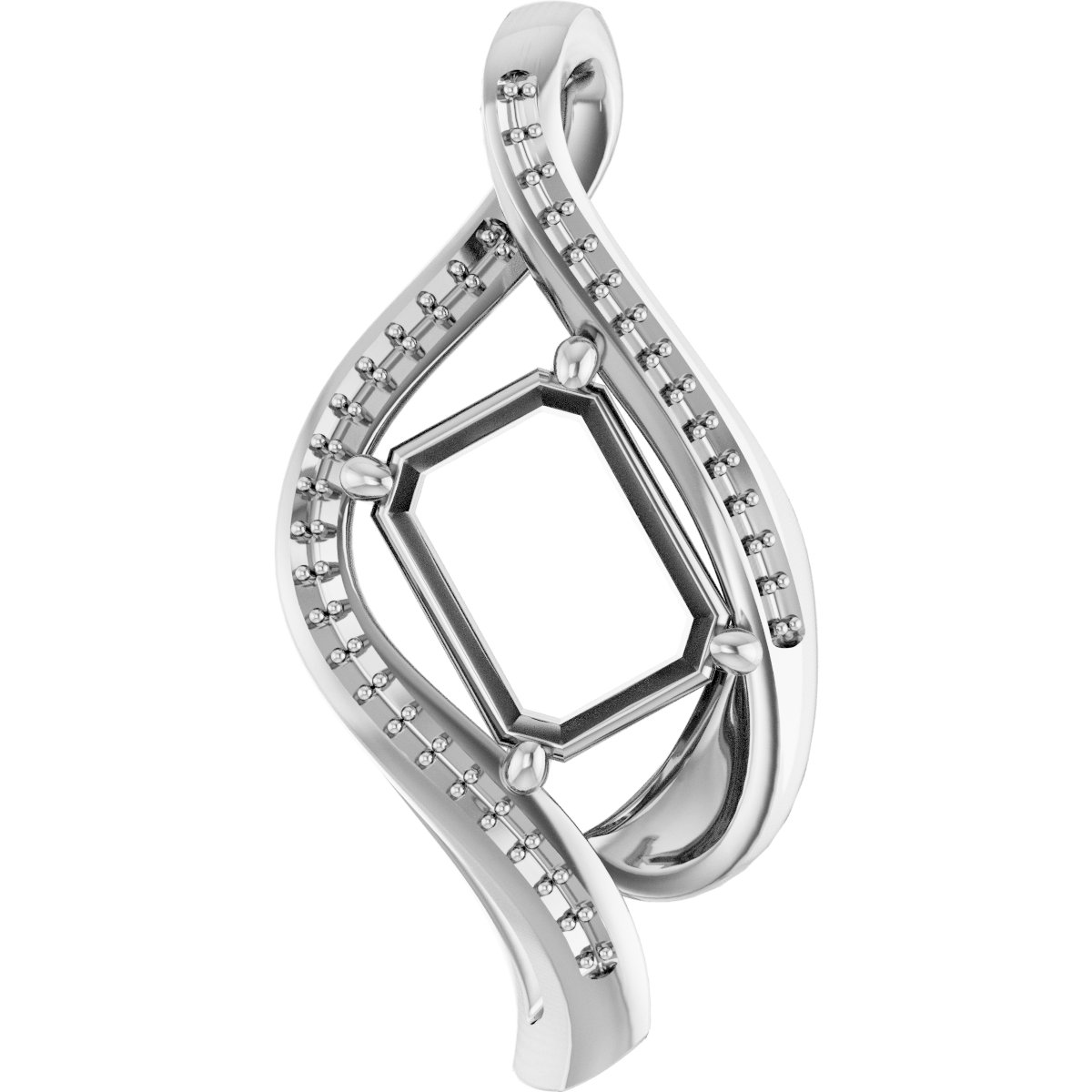 Accented Freeform Pendant