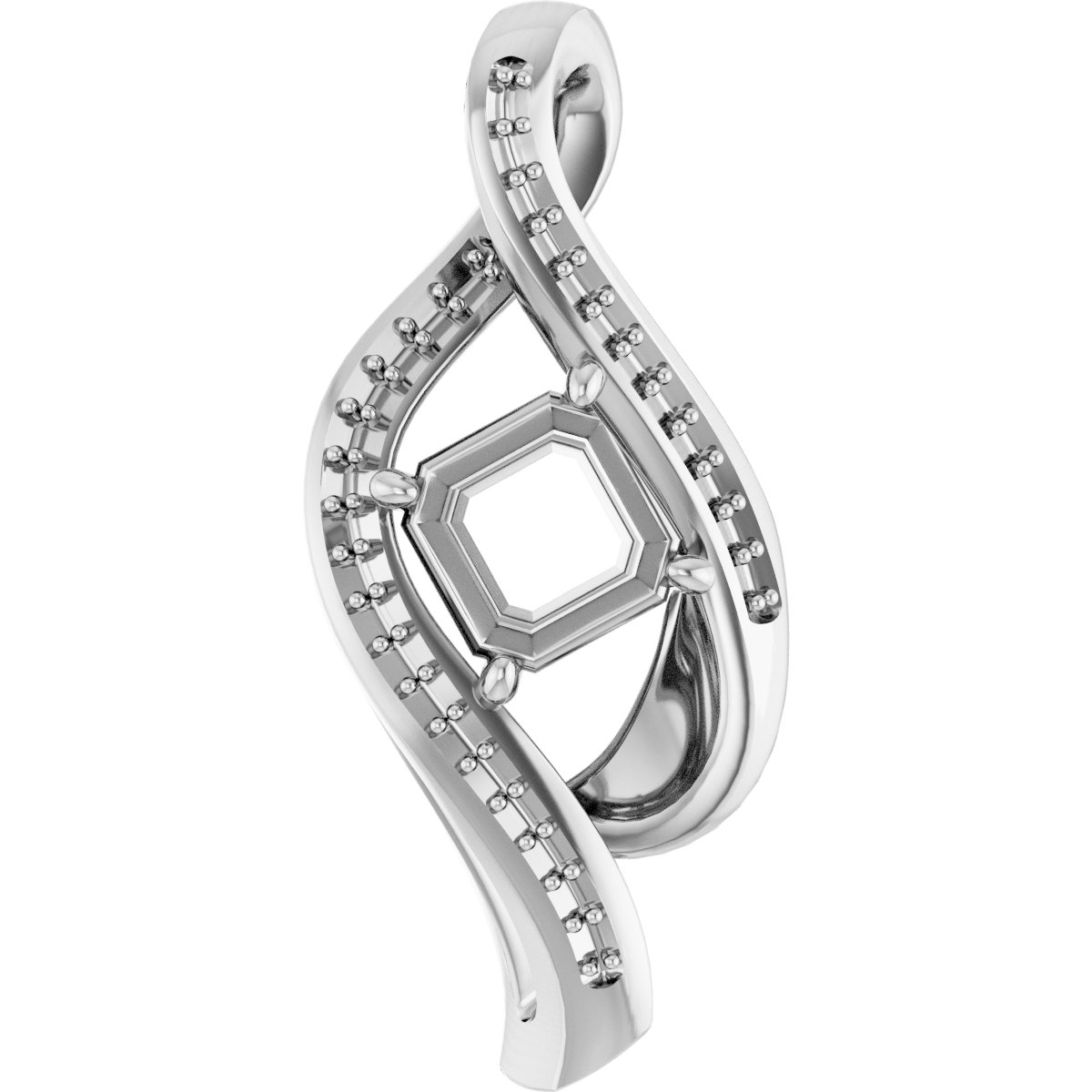 Accented Freeform Pendant