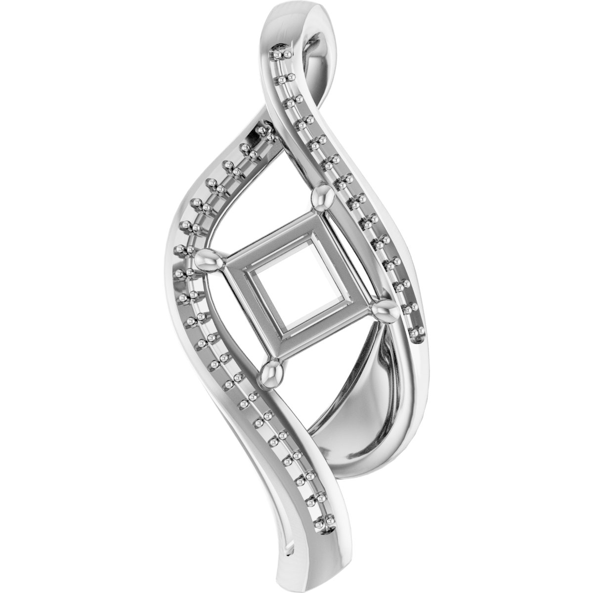 Accented Freeform Pendant