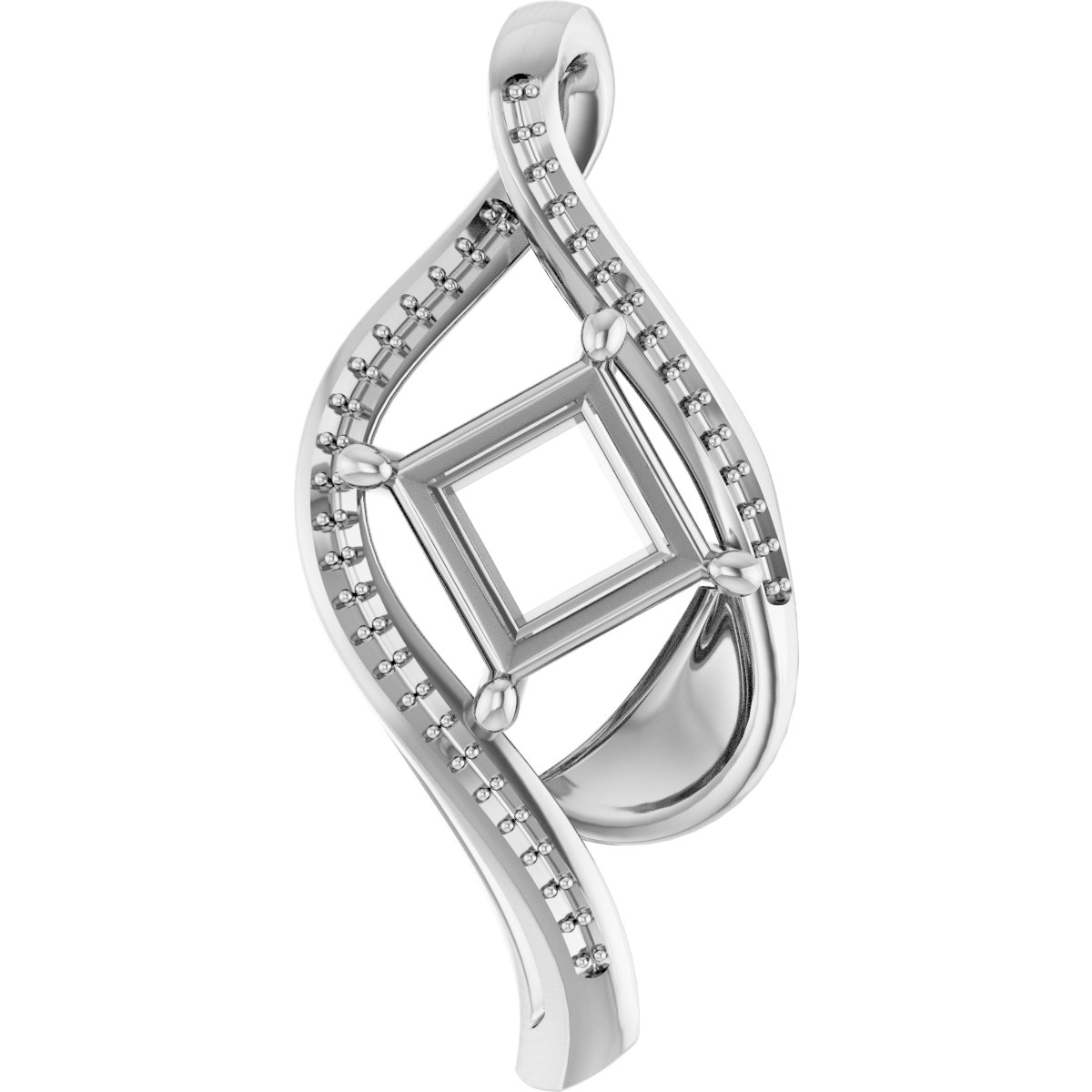 Accented Freeform Pendant