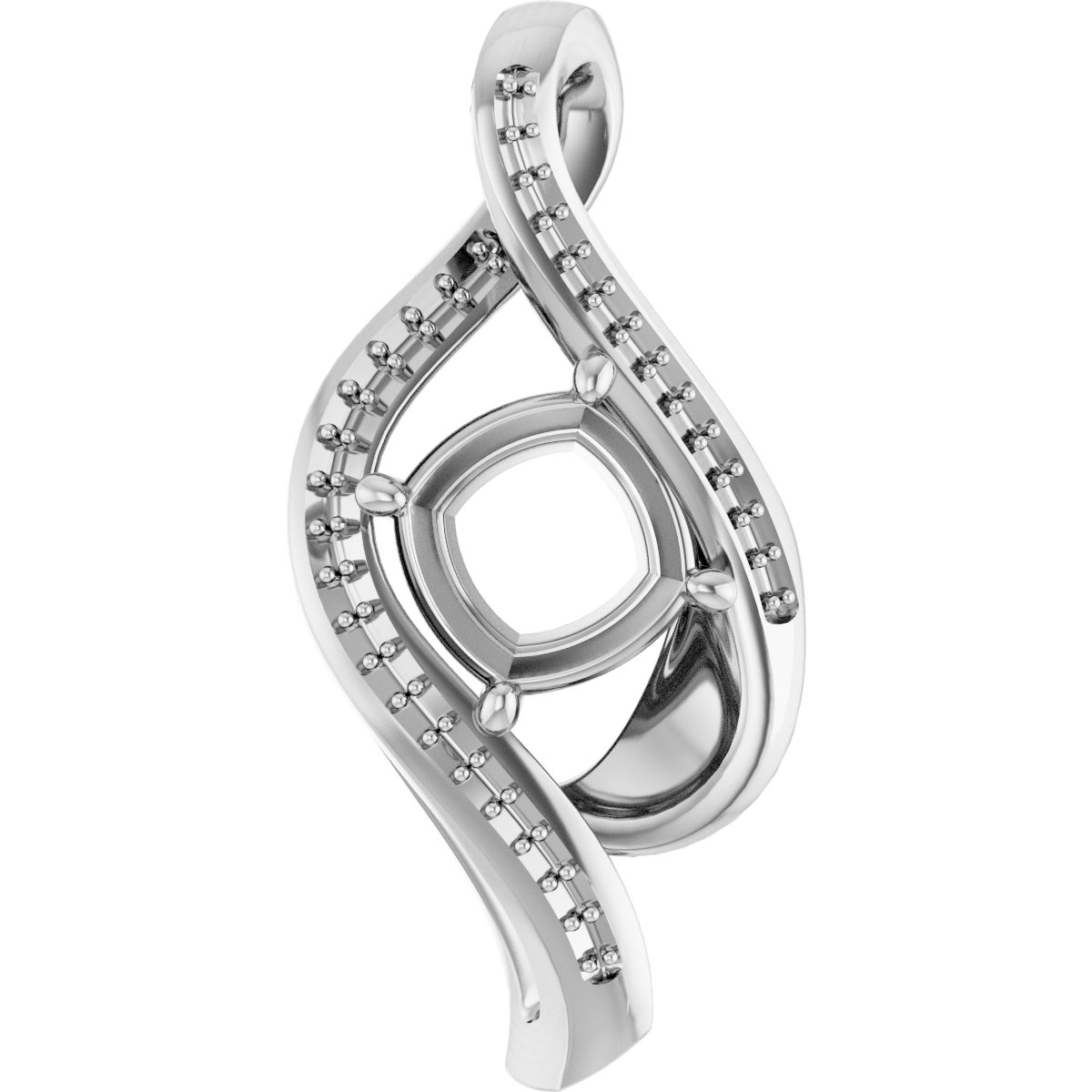 Accented Freeform Pendant