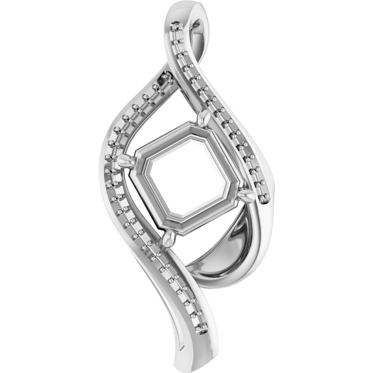Accented Freeform Pendant