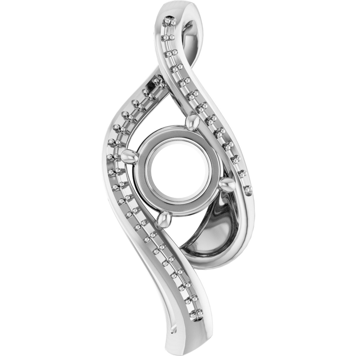 Accented Freeform Pendant
