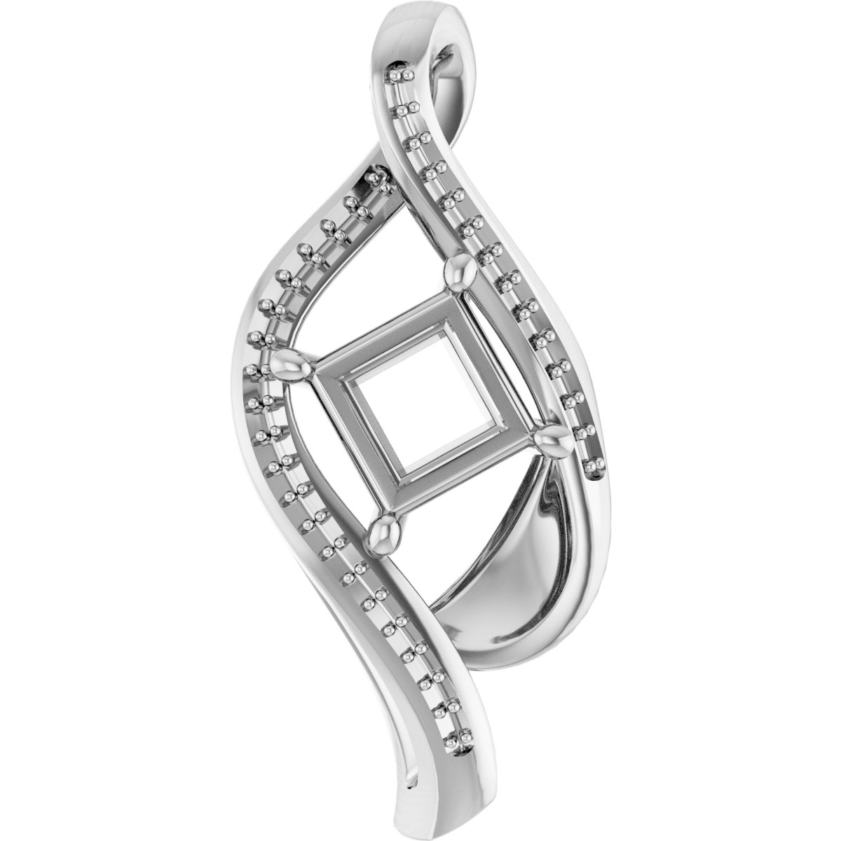 Accented Freeform Pendant