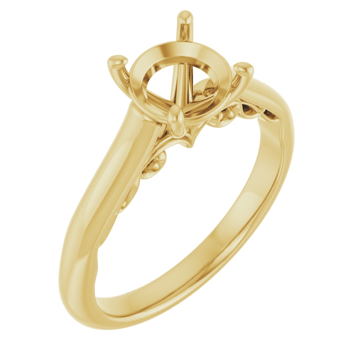 Sculptural Engagement Ring