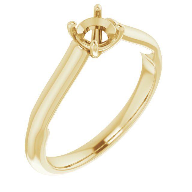 Sculptural Engagement Ring