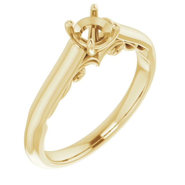 Sculptural Engagement Ring