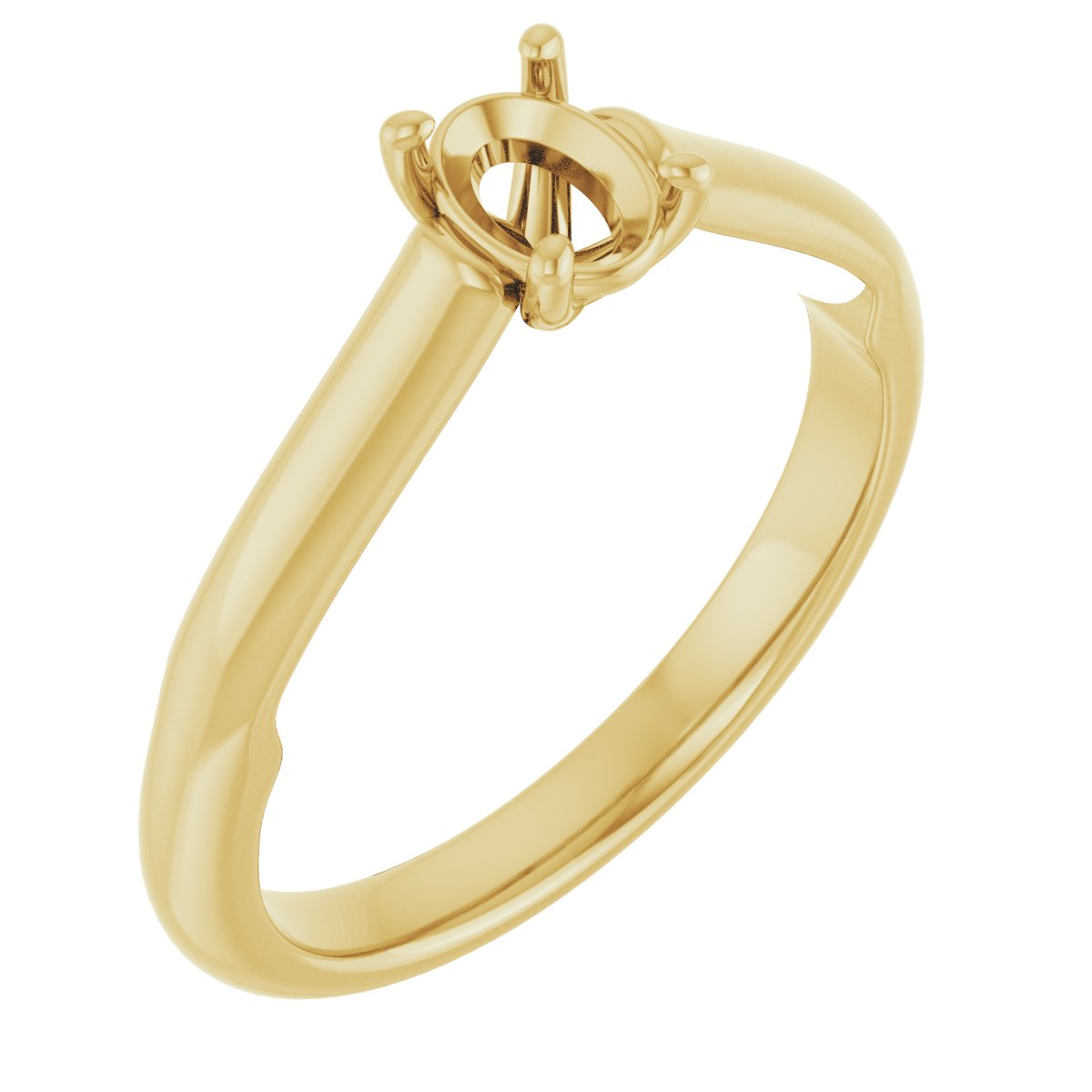 Sculptural Engagement Ring
