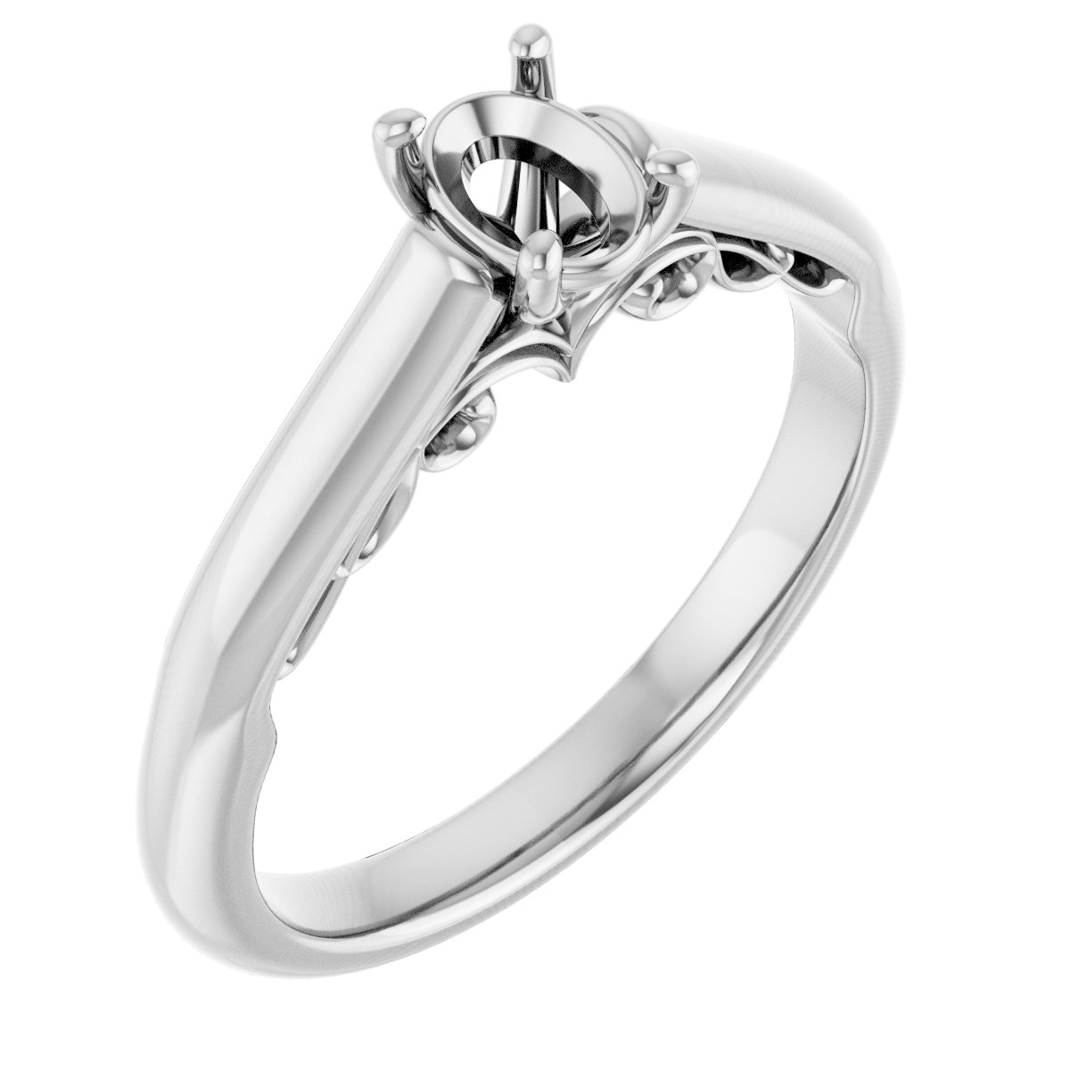 Sculptural Engagement Ring