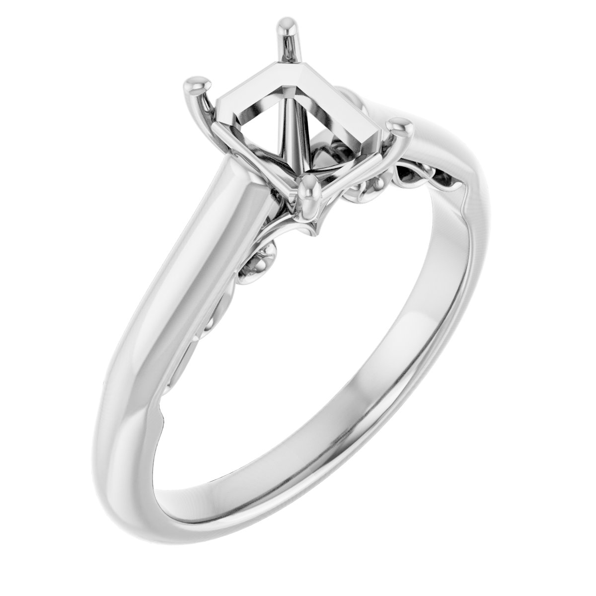 Sculptural Engagement Ring