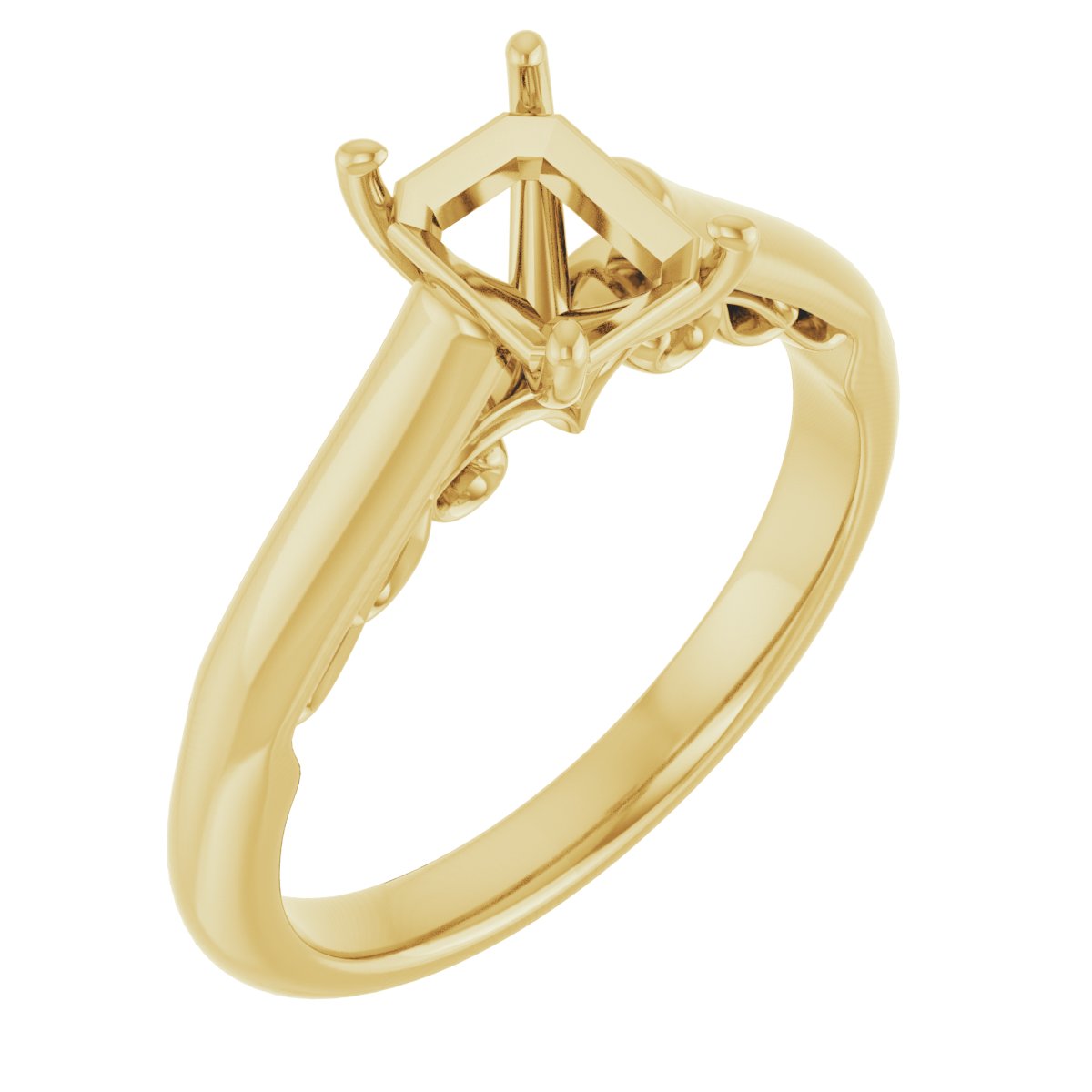 Sculptural Engagement Ring
