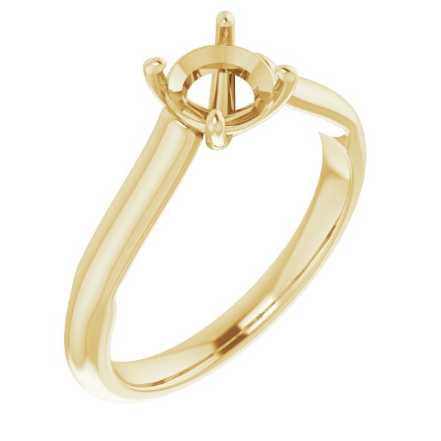 Sculptural Engagement Ring