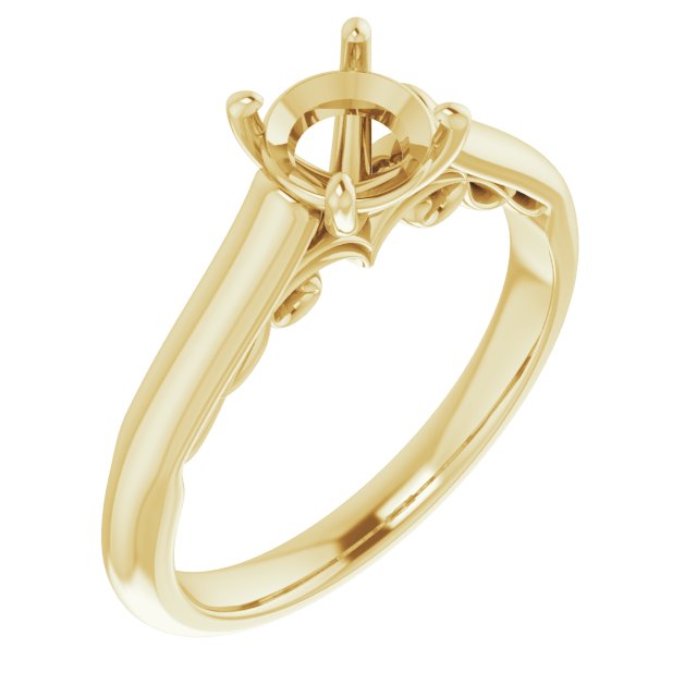 Sculptural Engagement Ring